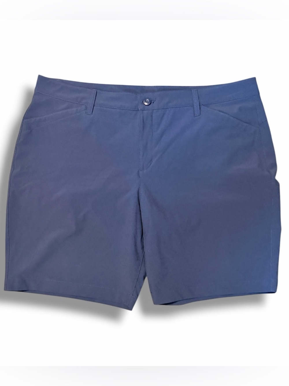 Eddie Bauer Women's Travex Travel Shorts. Navy Blue Size 18 Travel Chino Hiking
